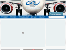 Tablet Screenshot of cau.dk